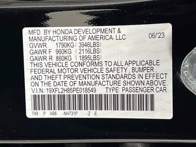 2023 Honda Civic Hatchback Sport