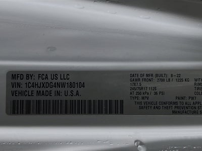 2022 Jeep Wrangler Unlimited Sport S