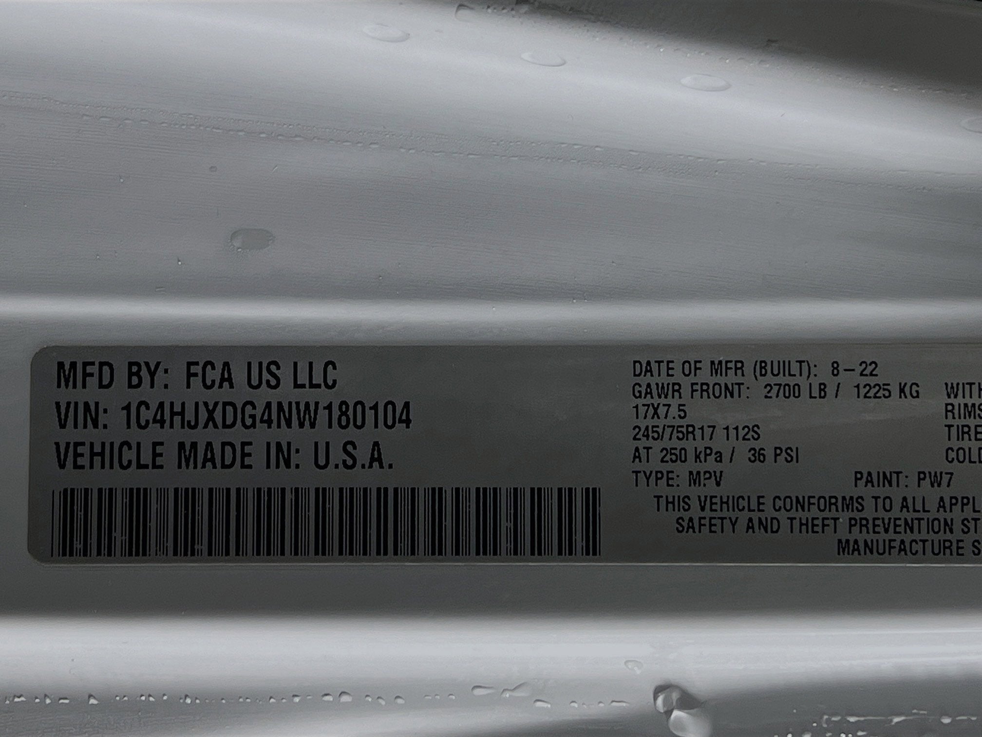 2022 Jeep Wrangler Unlimited Sport S