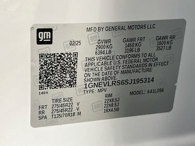 2025 Chevrolet Traverse AWD RS