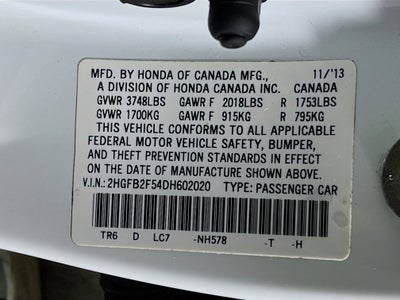 2013 Honda Civic Sdn LX