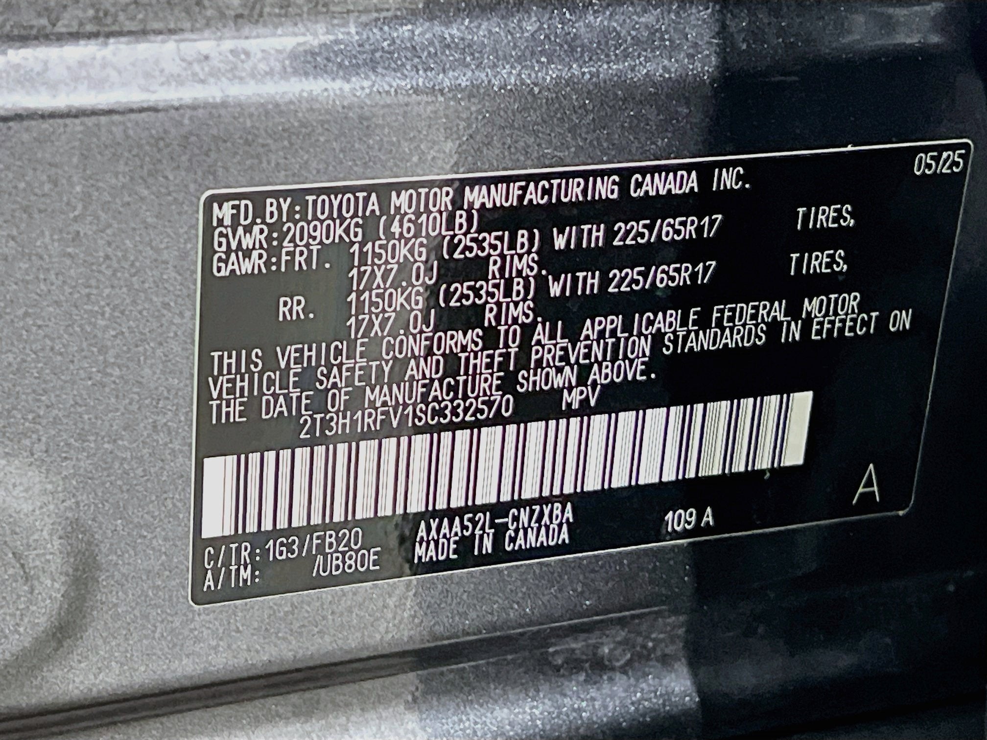 2025 Toyota RAV4 LE