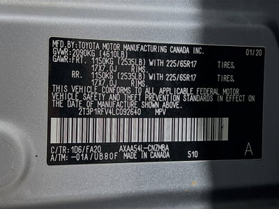 2020 Toyota RAV4 XLE