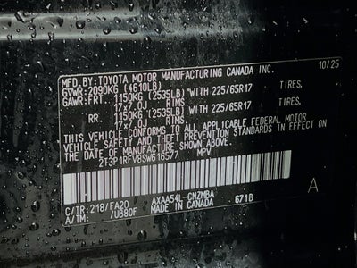 2025 Toyota RAV4 XLE