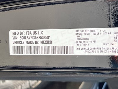 2025 RAM ProMaster Cargo Van Tradesman