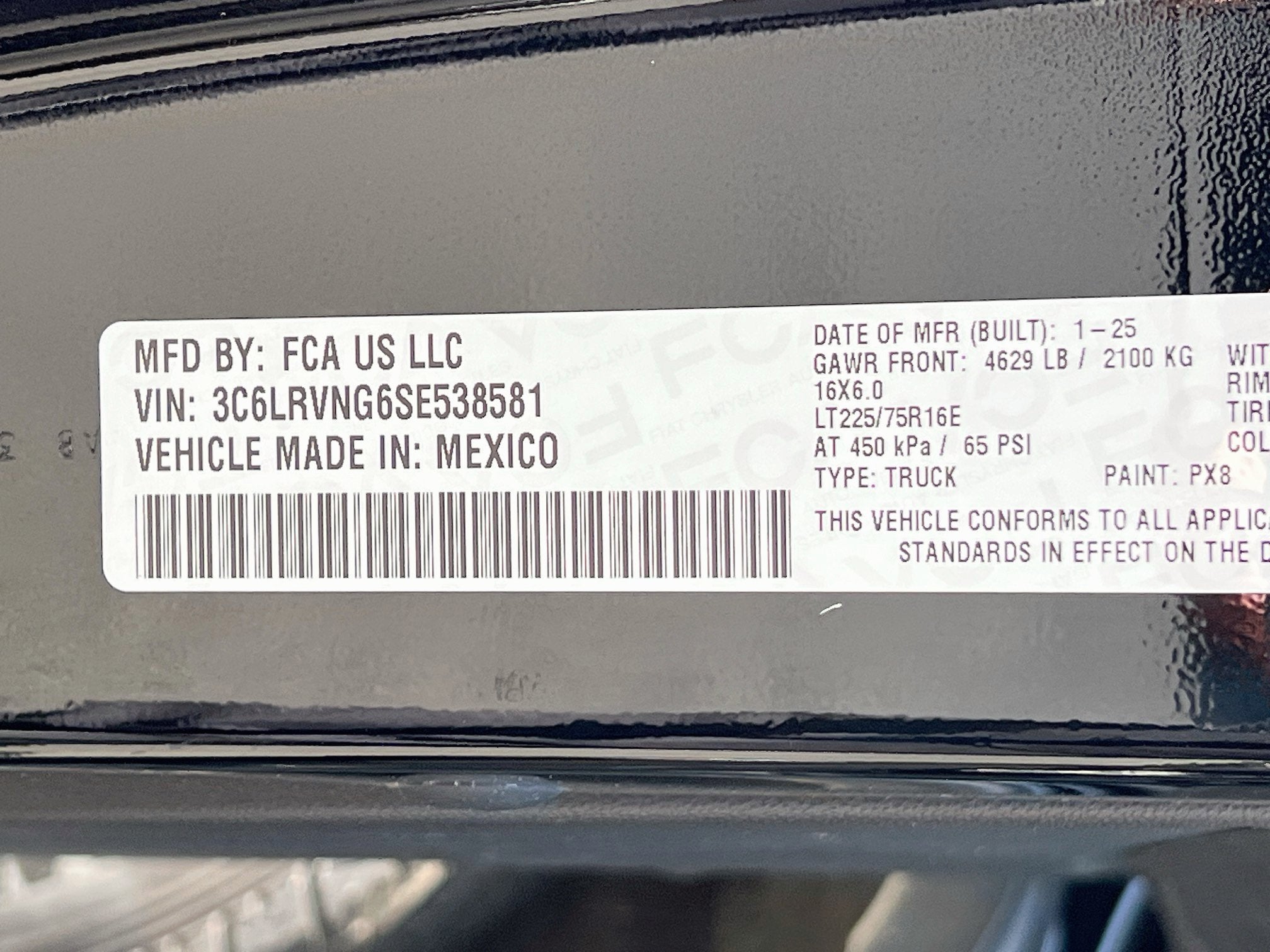 2025 RAM ProMaster Cargo Van Tradesman