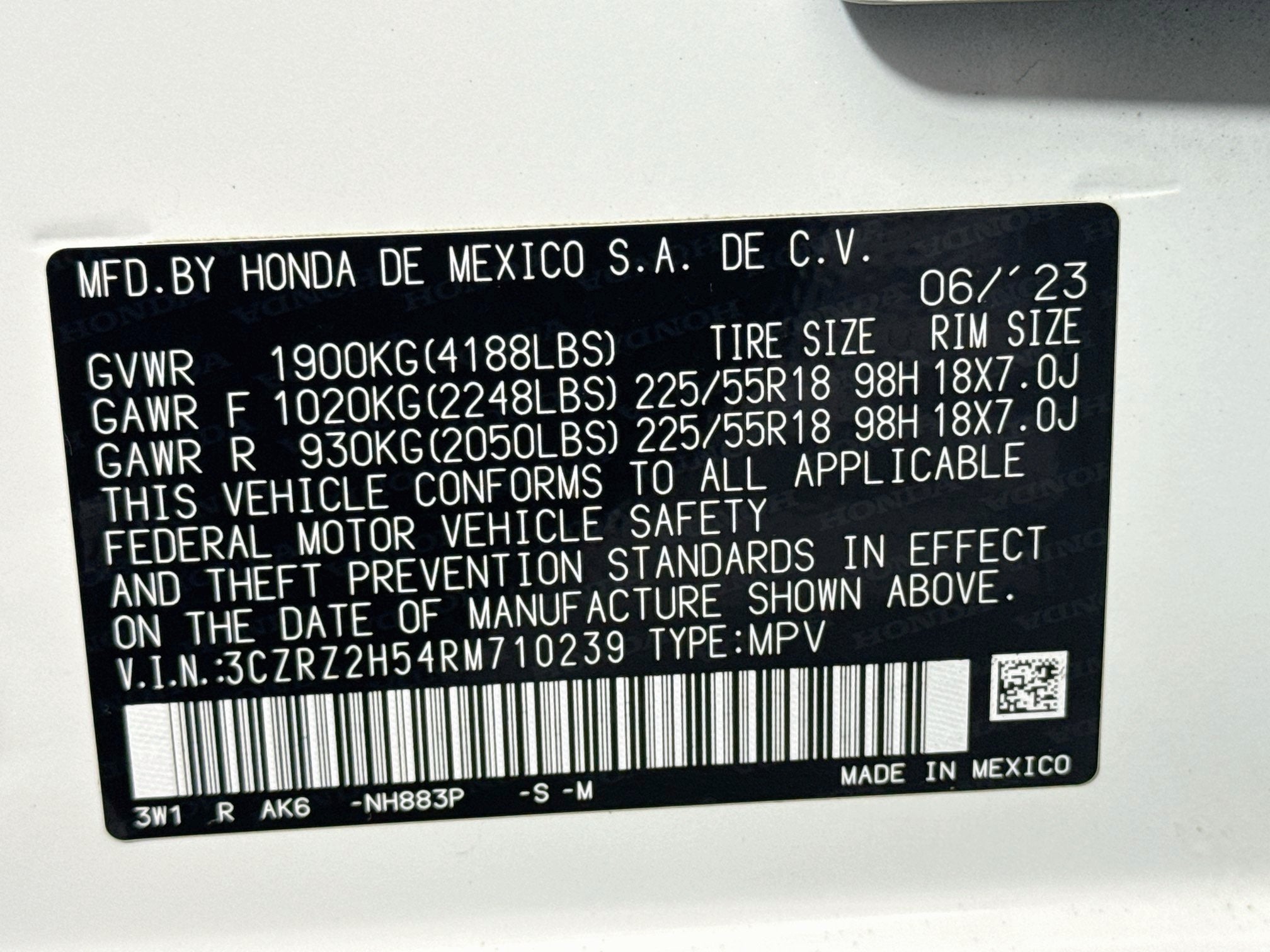 2024 Honda HR-V Sport