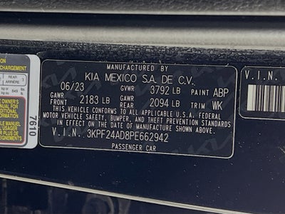 2023 Kia Forte LXS