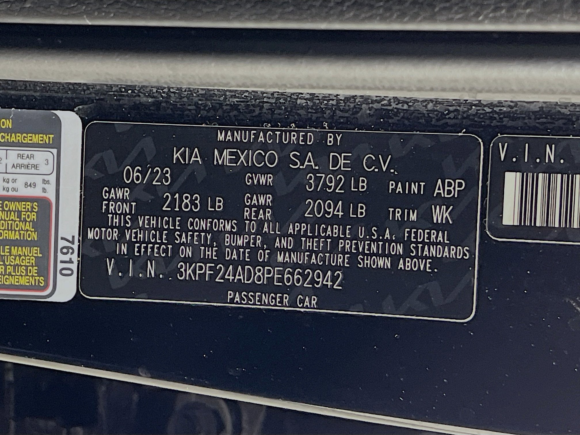 2023 Kia Forte LXS