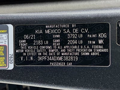 2021 Kia Forte GT-Line