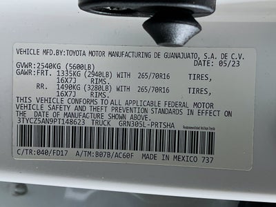 2023 Toyota Tacoma 4WD TRD Off Road