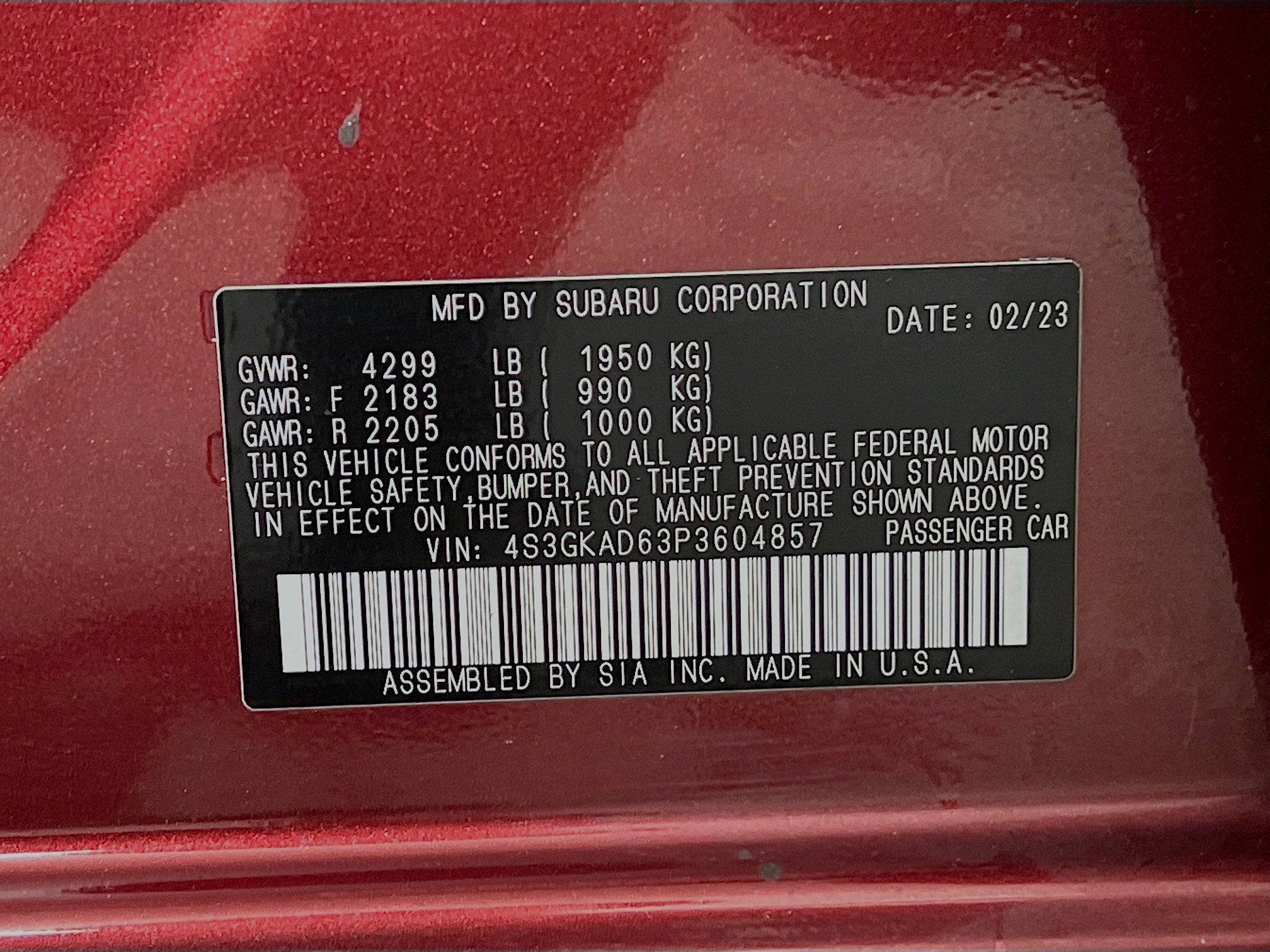 2023 Subaru Impreza Premium