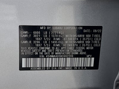 2022 Subaru Ascent 8-Passenger