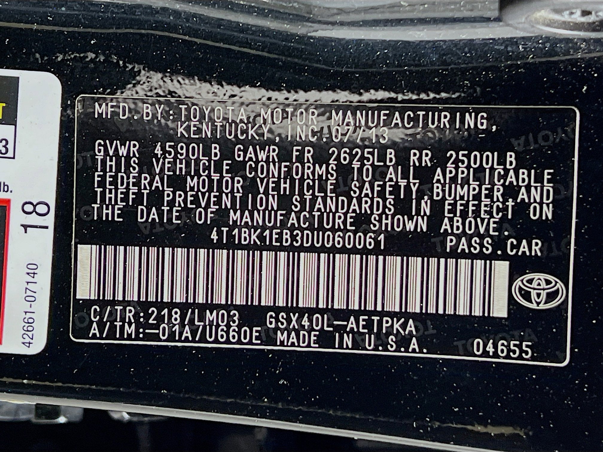 2013 Toyota Avalon Limited