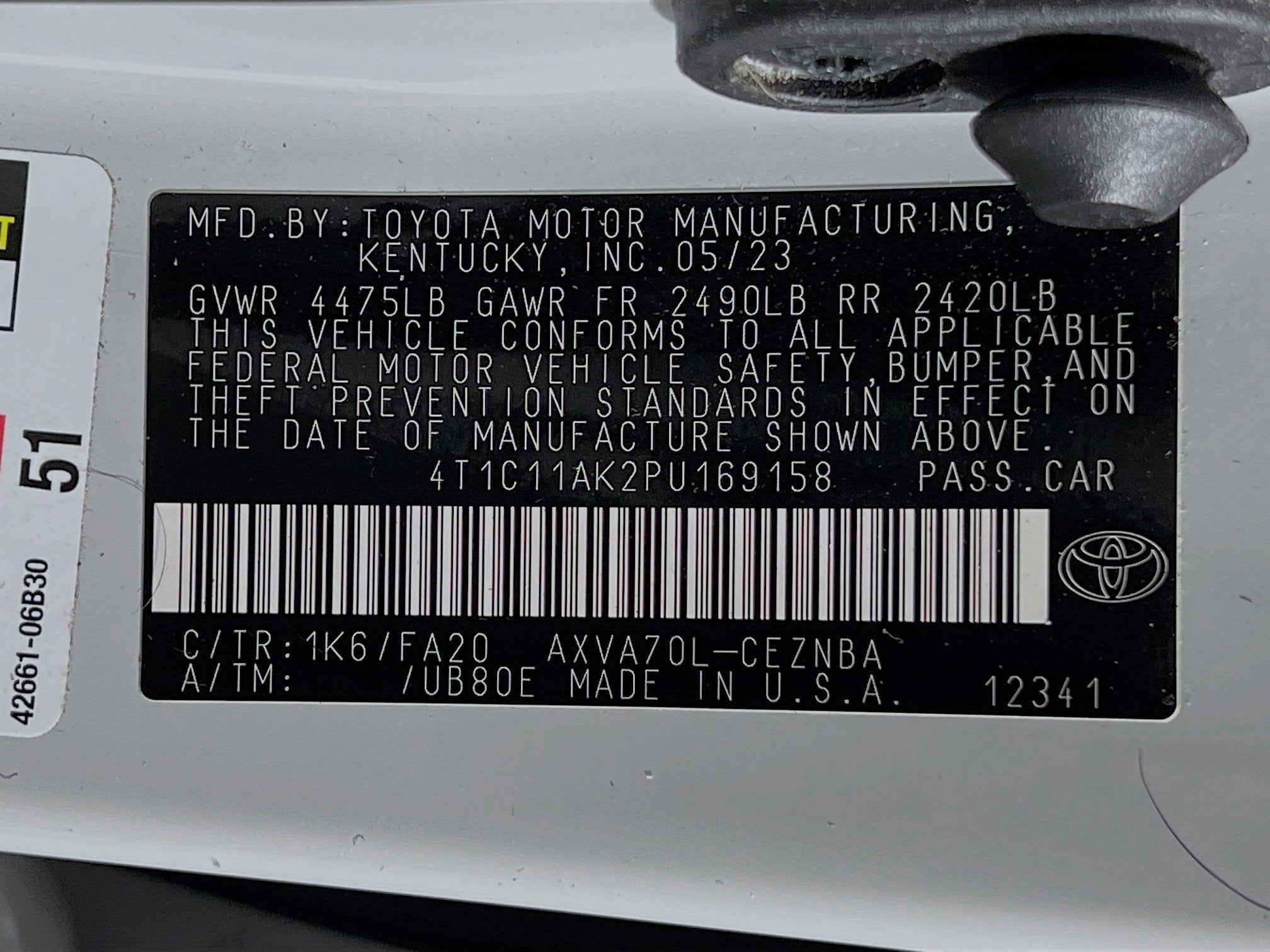 2023 Toyota Camry LE