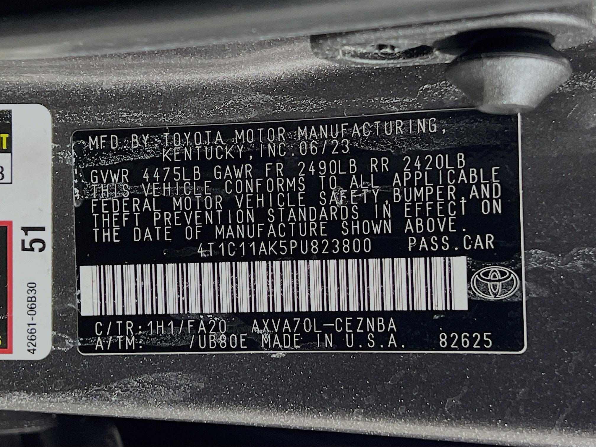 2023 Toyota Camry LE