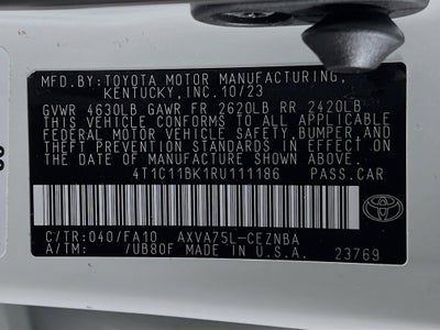 2024 Toyota Camry LE