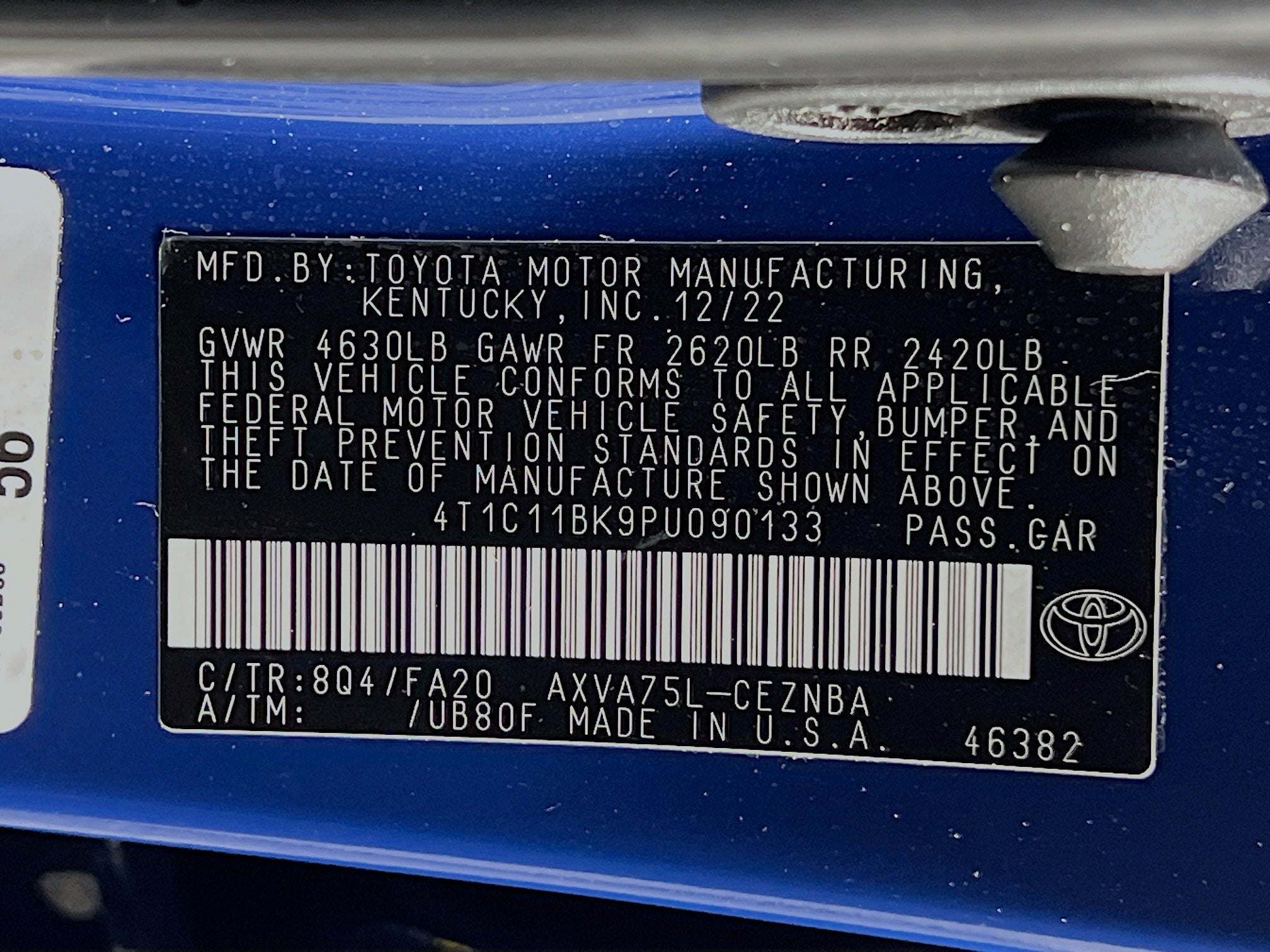 2023 Toyota Camry LE