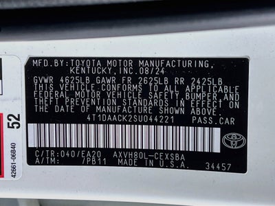 2025 Toyota Camry Base