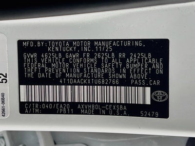 2026 Toyota Camry Base