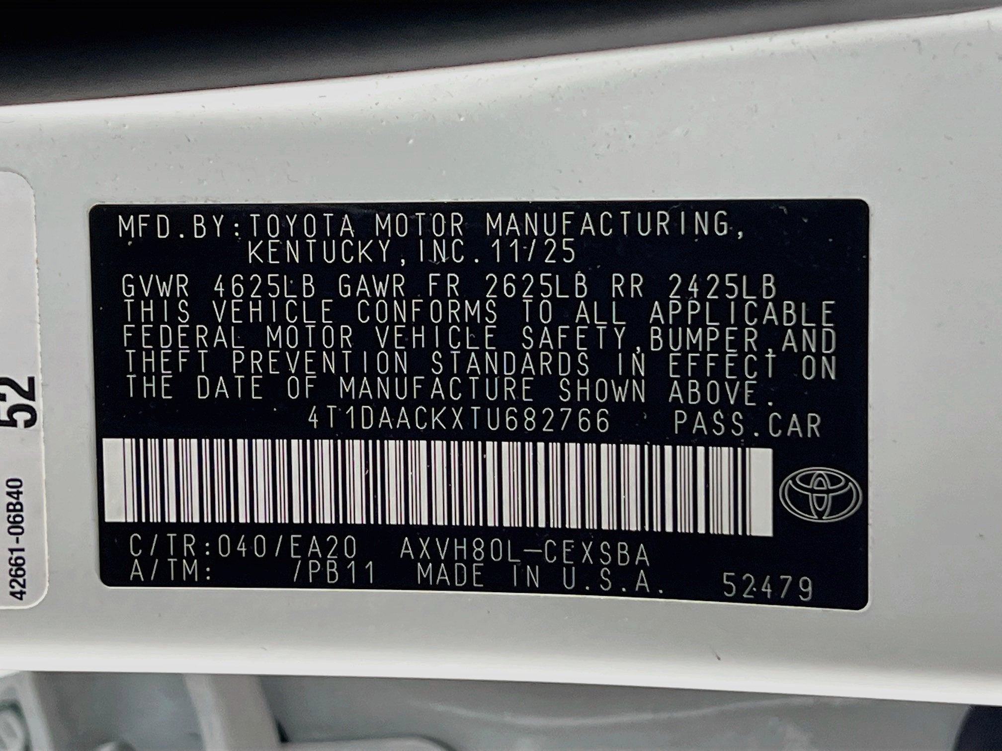 2026 Toyota Camry Base