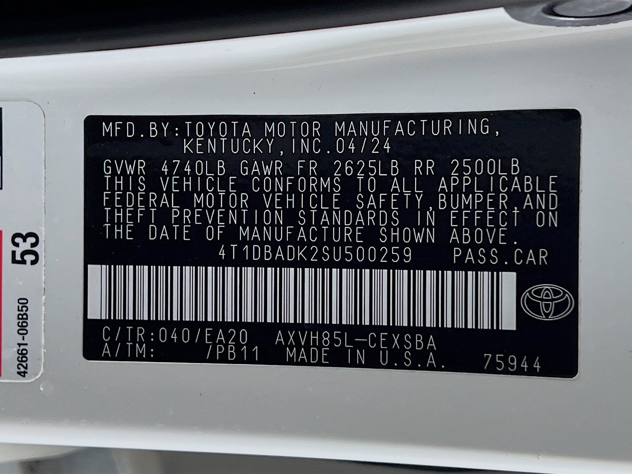2025 Toyota Camry Base