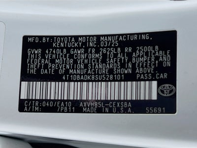 2025 Toyota Camry SE