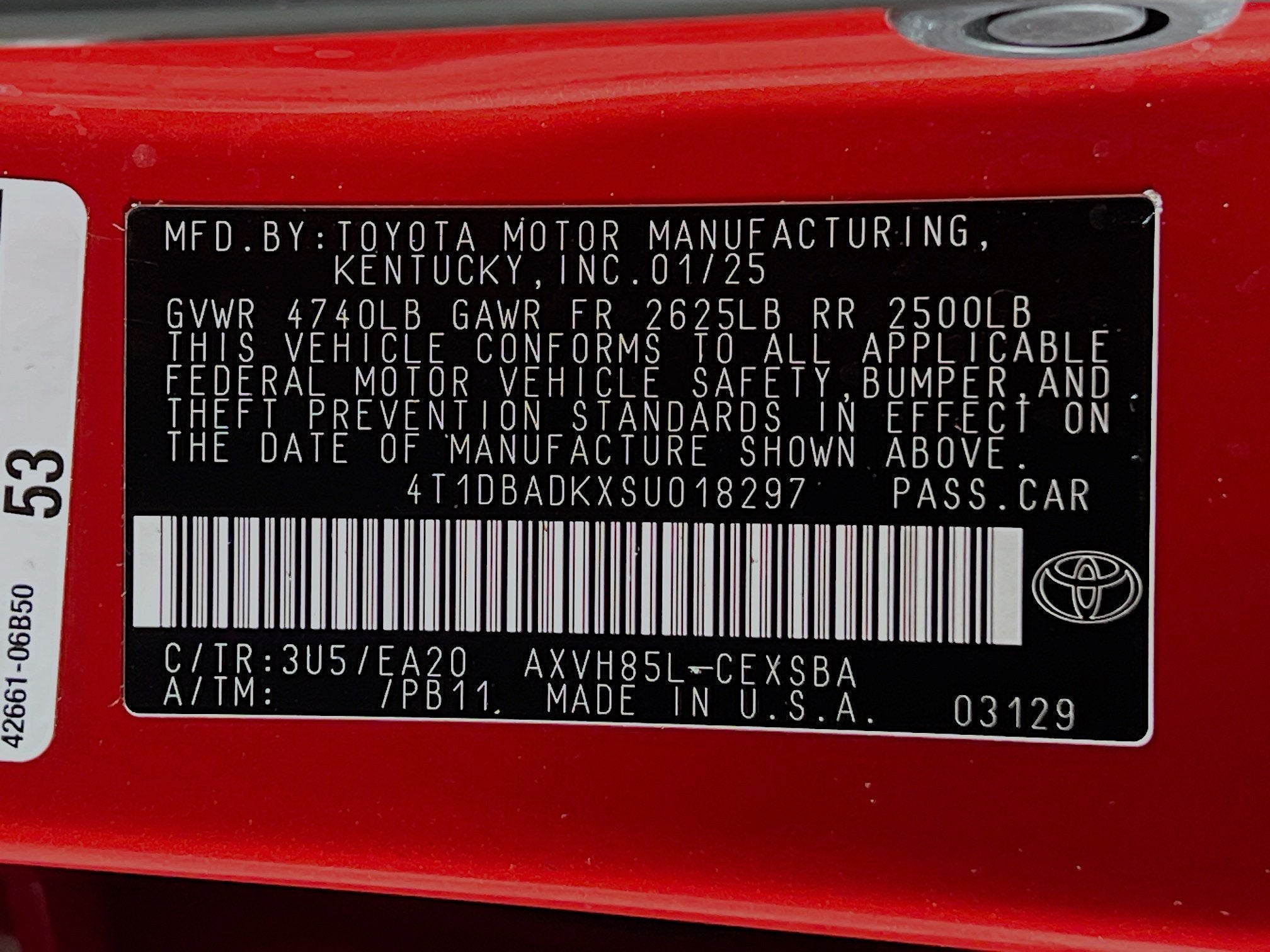2025 Toyota Camry Base