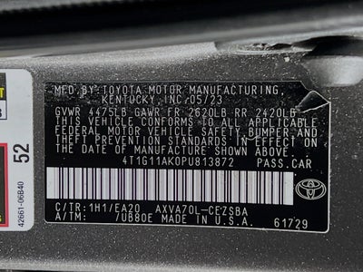 2023 Toyota Camry SE