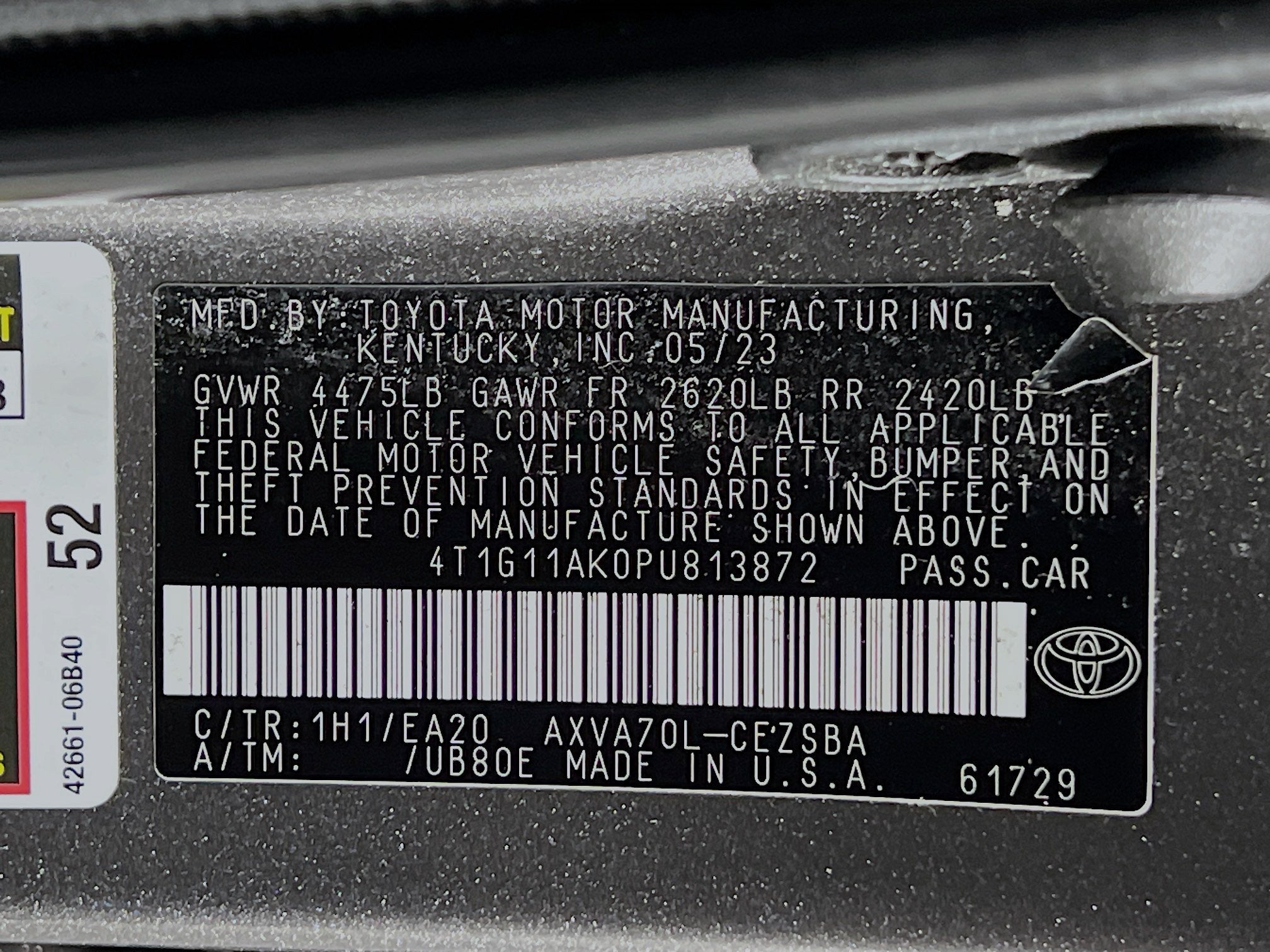 2023 Toyota Camry SE