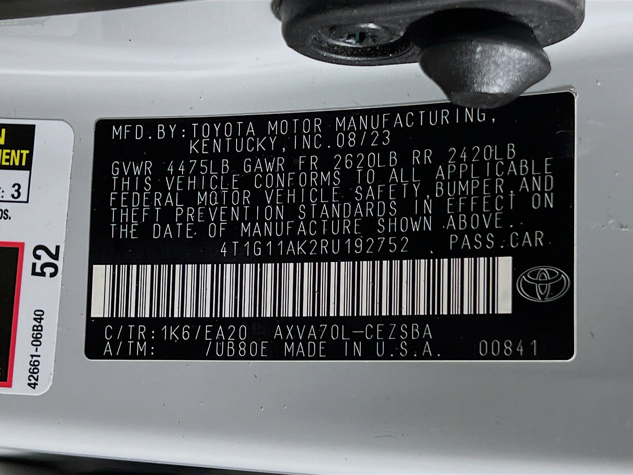 2024 Toyota Camry SE