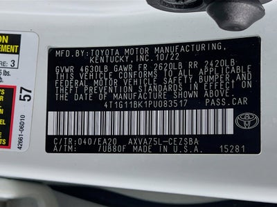 2023 Toyota Camry Base