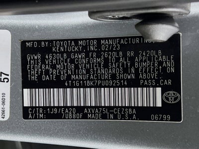 2023 Toyota Camry SE