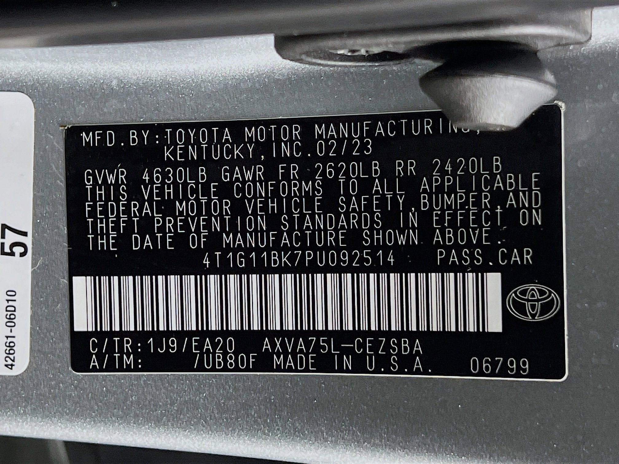 2023 Toyota Camry SE