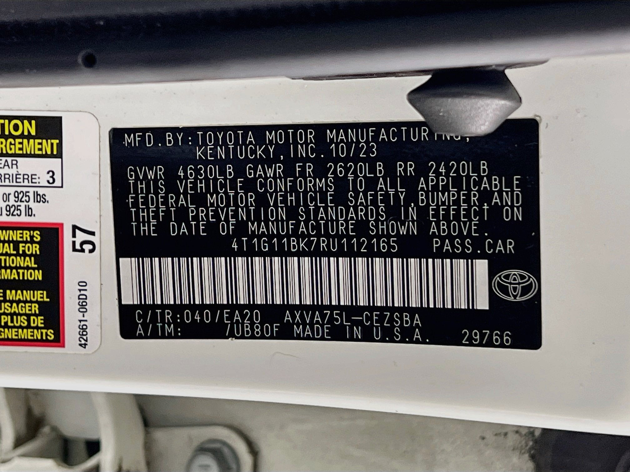 2024 Toyota Camry SE