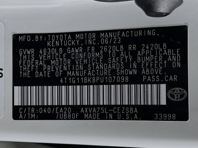 2023 Toyota Camry SE