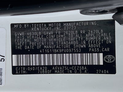 2023 Toyota Camry Base