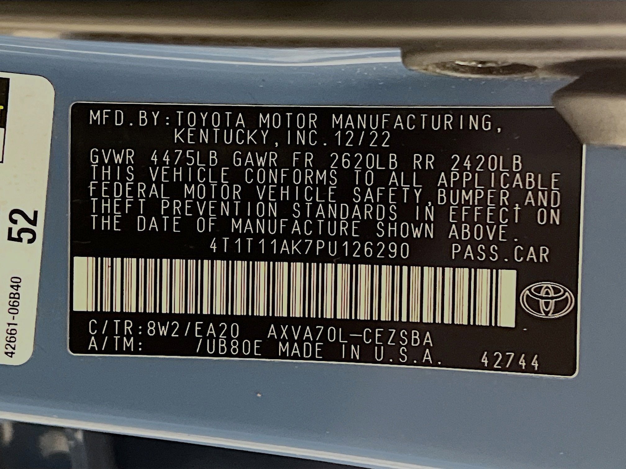2023 Toyota Camry SE