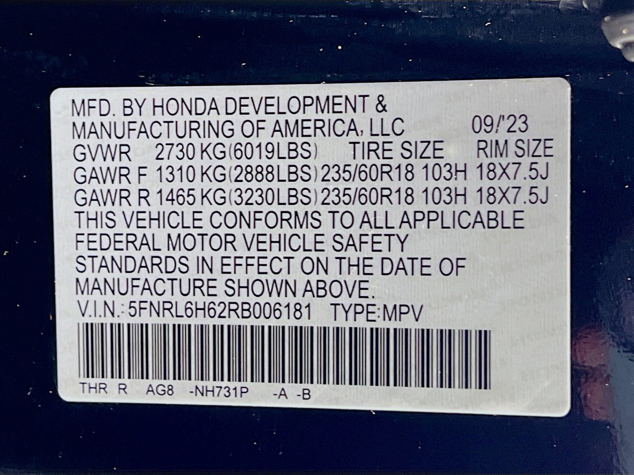 2024 Honda Odyssey EX-L