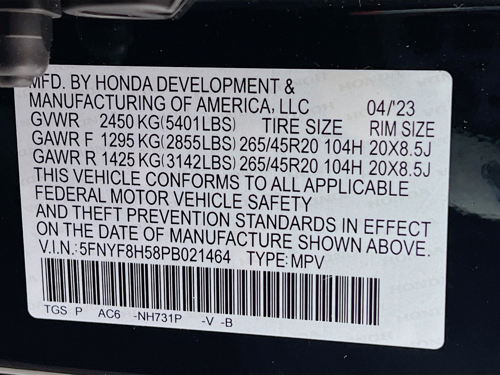 2023 Honda Passport EX-L