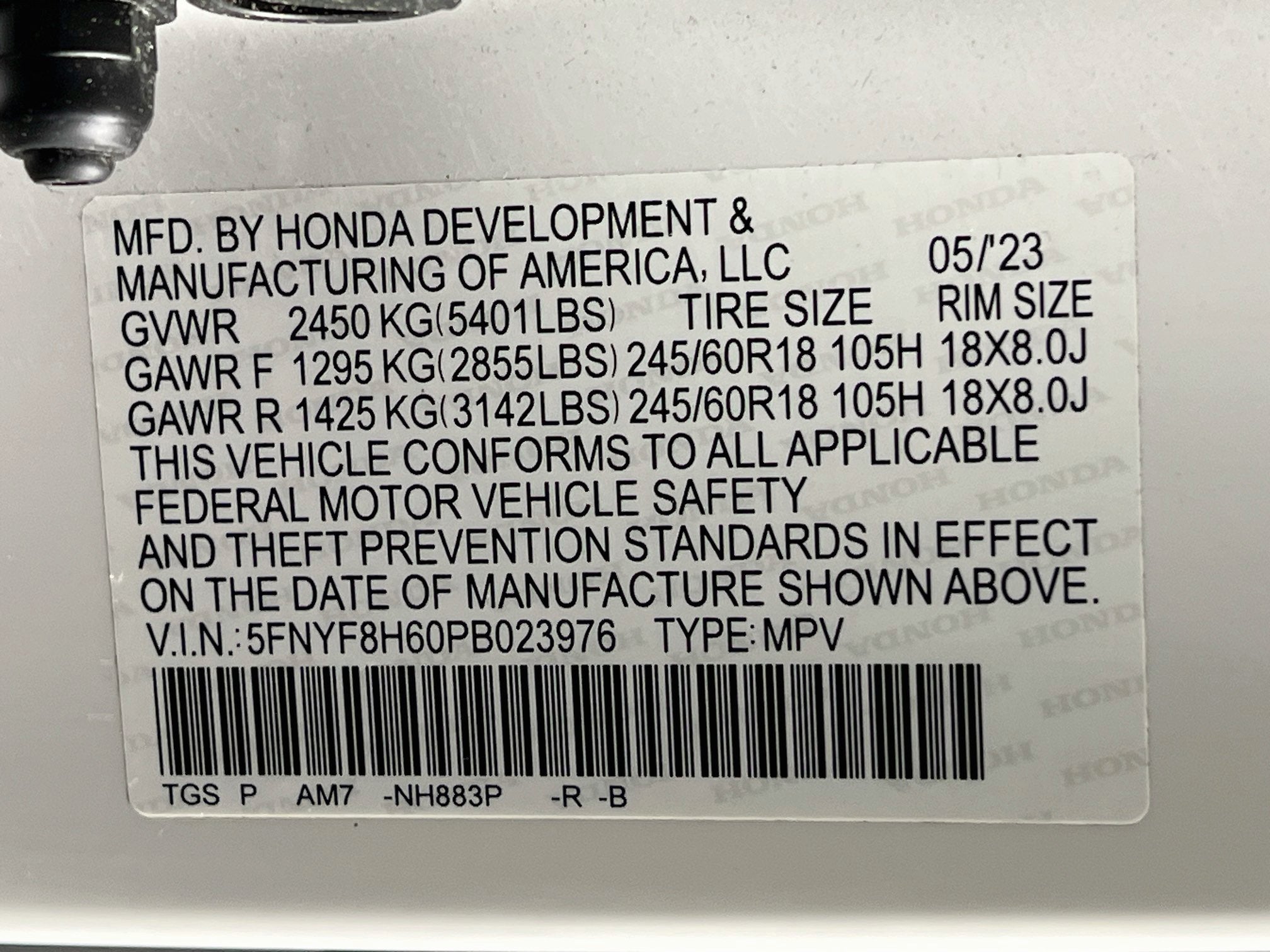 2023 Honda Passport TrailSport