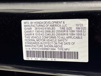 2024 Honda Pilot EX-L 8 Passenger