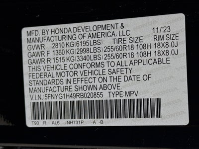 2024 Honda Pilot EX-L 8 Passenger