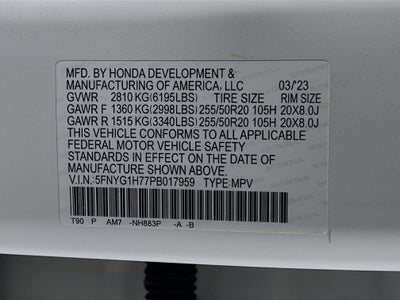 2023 Honda Pilot Touring