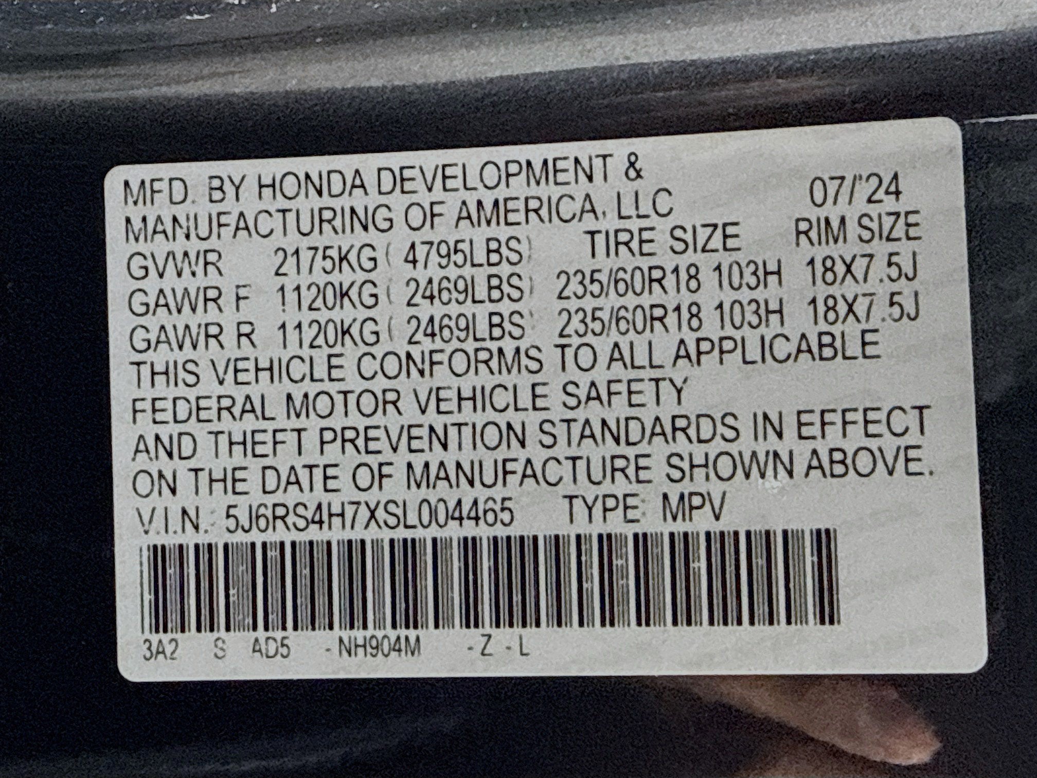 2025 Honda CR-V EX-L