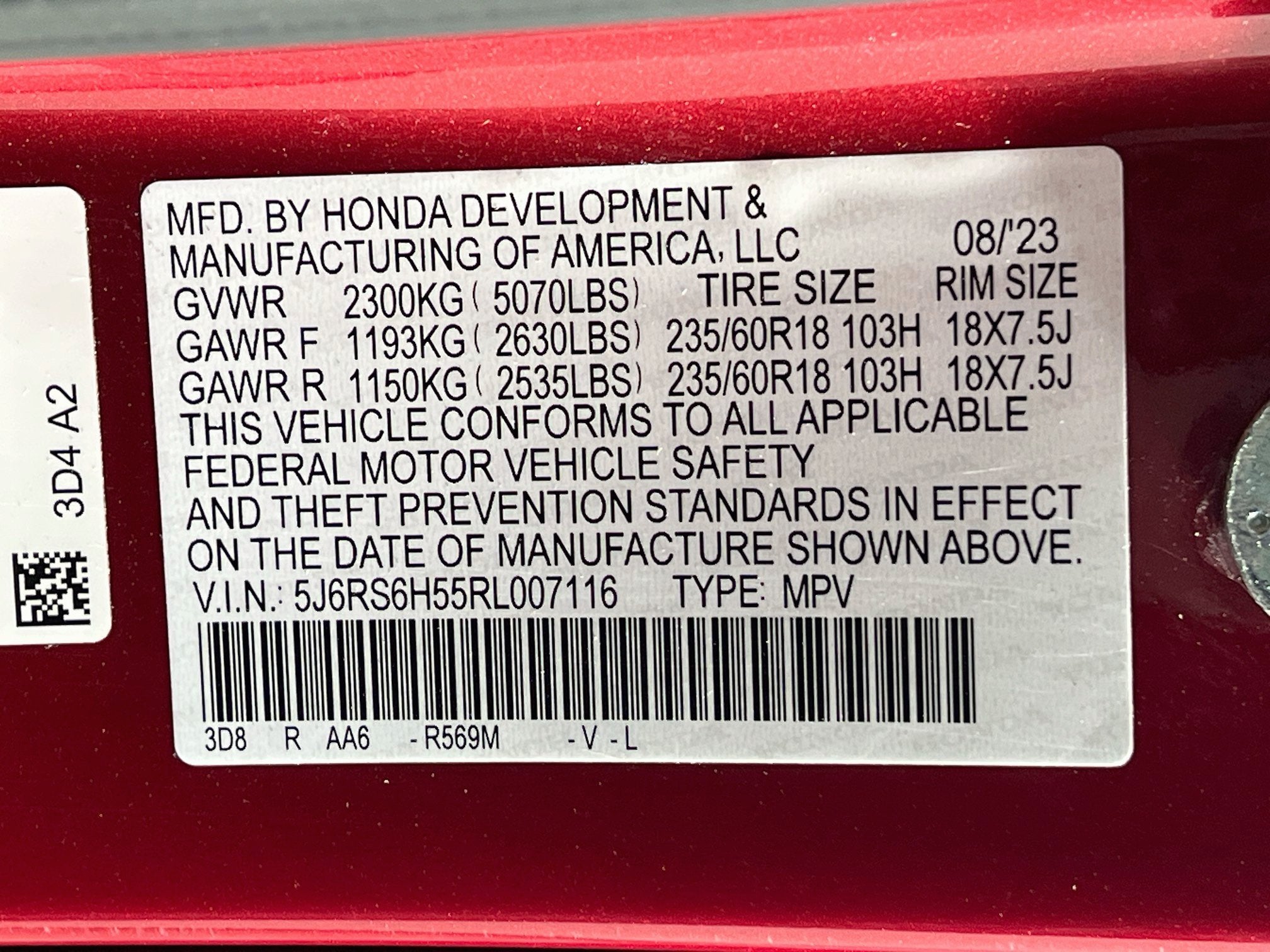 2024 Honda CR-V Hybrid Sport