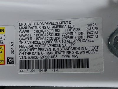 2024 Honda CR-V Hybrid Sport Touring