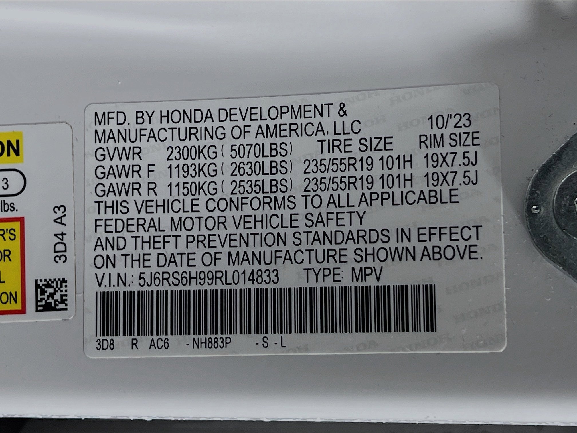 2024 Honda CR-V Hybrid Sport Touring