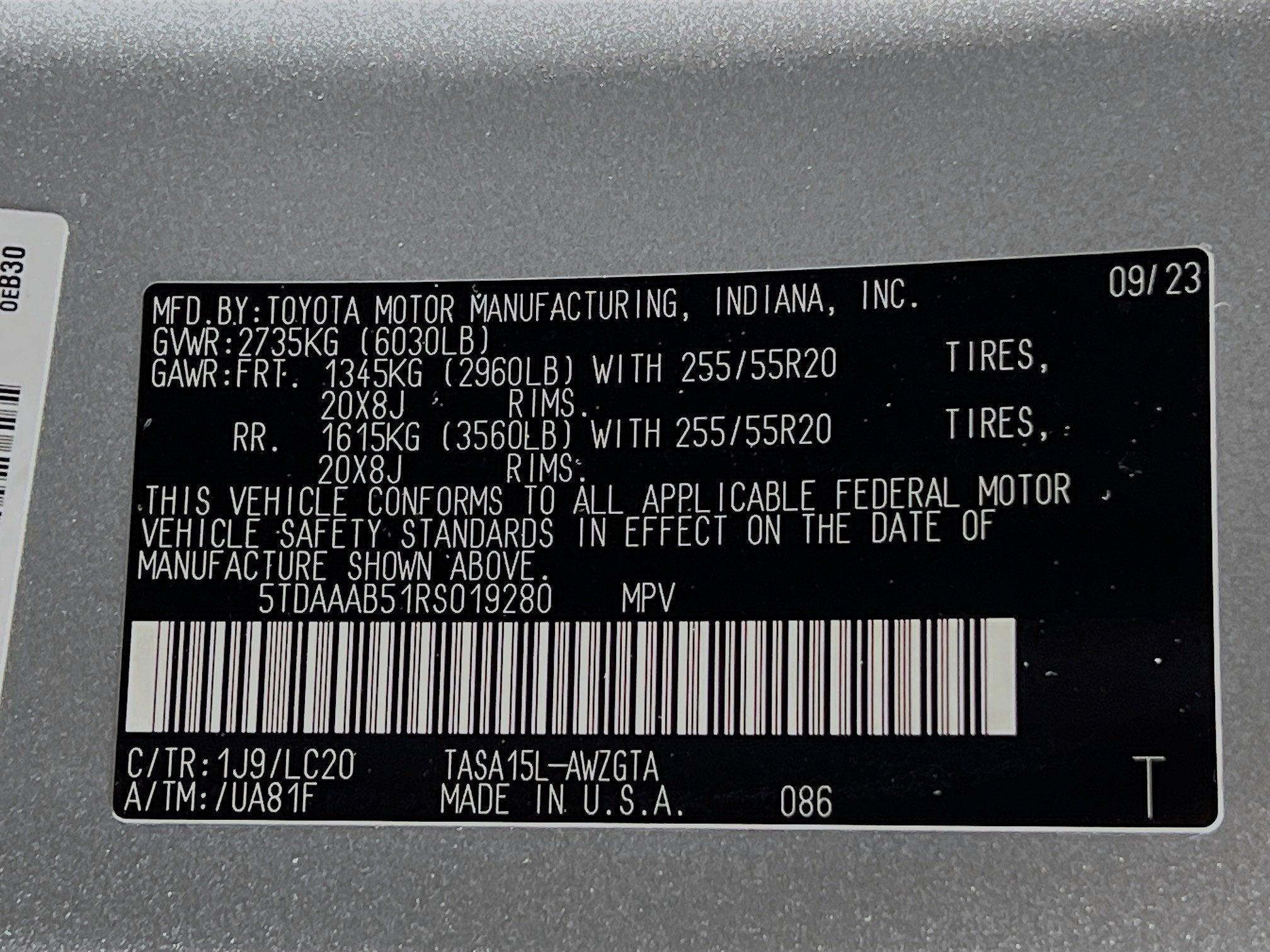 2024 Toyota Grand Highlander Limited