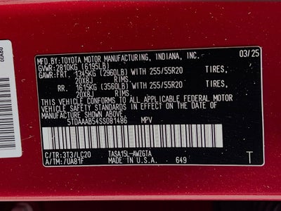 2025 Toyota Grand Highlander Limited